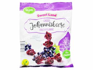 پاستیل با طعم بلک کارنت ( وگان ) ۲۵۰ گرم سوییت لند - sweet land