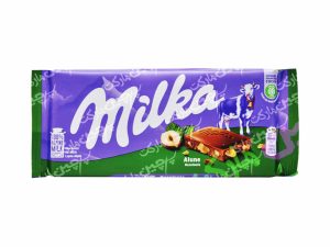 شکلات شیری با فندق کامل ۱۰۰ گرم میلکا - milka