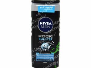 شامپو سر و بدن آقایان راک سالت ۲۵۰ میل نیوآ - nivea