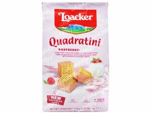 ویفر کرم ماست رزبری نازک ۱۵۰ گرم لواکر - loacker