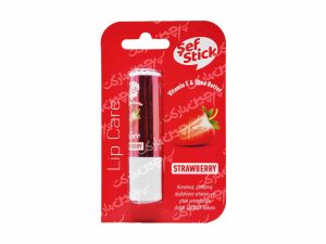بالم لب ویتامین E و شی باتر رایحه توت فرنگی شف استیک - sef stick