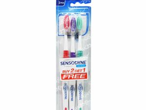 پک سه عددی مسواک با برس نرم دندان های حساس سنسوداین - sensodyne