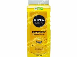شامپو سر و بدن آقایان شاداب کننده بوست ( حاوی کافئین ) ۵۰۰ میل نیوآ - nivea