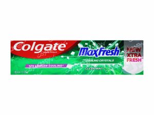 خمیر دندان با کریستال خنک کننده ۱۰۰ میل نعنا سبز مکس فرش کولگیت - colgate