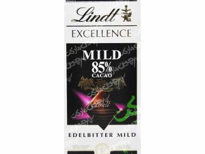 شکلات تلخ ۸۵ درصد مایلد ( ملایم ) ۱۰۰ گرم اکسلنس لینت - lindt