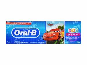 خمیر دندان کودک ( سه سال به بالا ) طعم ملایم ۷۵ میل طرح فروزن اورال بی - oralB
