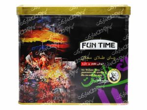 چای سیاه طلای سیلان ۵۰۰ گرم جعبه فلزی فان تایم - fun time