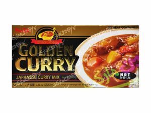 قرص کاری تند ۲۲۰ گرم گلدن کاری ژاپنی - S&B