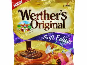 تافی کره ای نرم با مغز شکلات 100 گرم سافت اکلرز وردرز اورجینال - werther's original