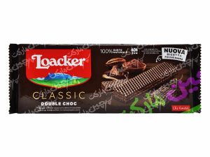 ویفر شکلاتی با کرم شکلات ( دبل چاکلت) 175 گرم لواکر - loacker