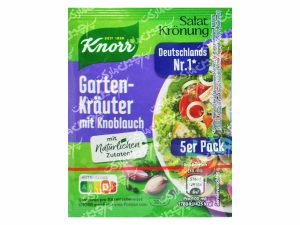 پودر سالاد فیکس سبزیجات باغچه ای با سیر ۵ عدد کنور - knorr