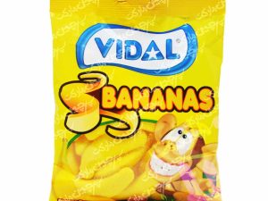 پاستیل شکری موزی ( بدون گلوتن ) 100 گرم ویدال - vidal