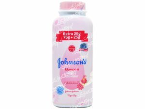 پودر بچه شکوفه صورتی 100 گرم جانسون - johnsons