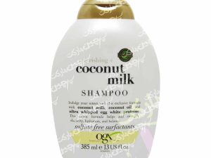 شامپو مغذی تقویت کننده مو با روغن و شیر نارگیل ( بدون سولفات ) 385 میل او جی ایکس - ogx