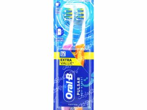 پک دو تایی مسواک باطری خور با برس متوسط پالسار اورال بی - OralB