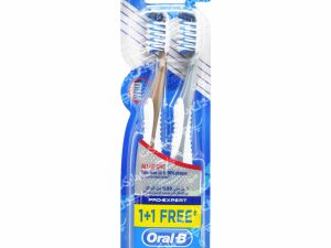 پک دو تایی مسواک با برس متوسط آل این وان پرو اکسپرت اورال بی - oralB
