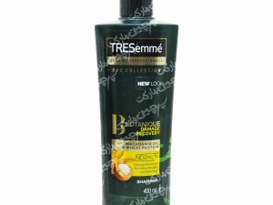 شامپو موهای آسیب دیده با روغن ماکادمیا و پروتئین گندم 400 میل ترزمه - tresemme