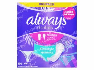 نوار بهداشتی فلکسی استایل ( دنباله مثلثی ) نرمال 54 عدد آلویز - always